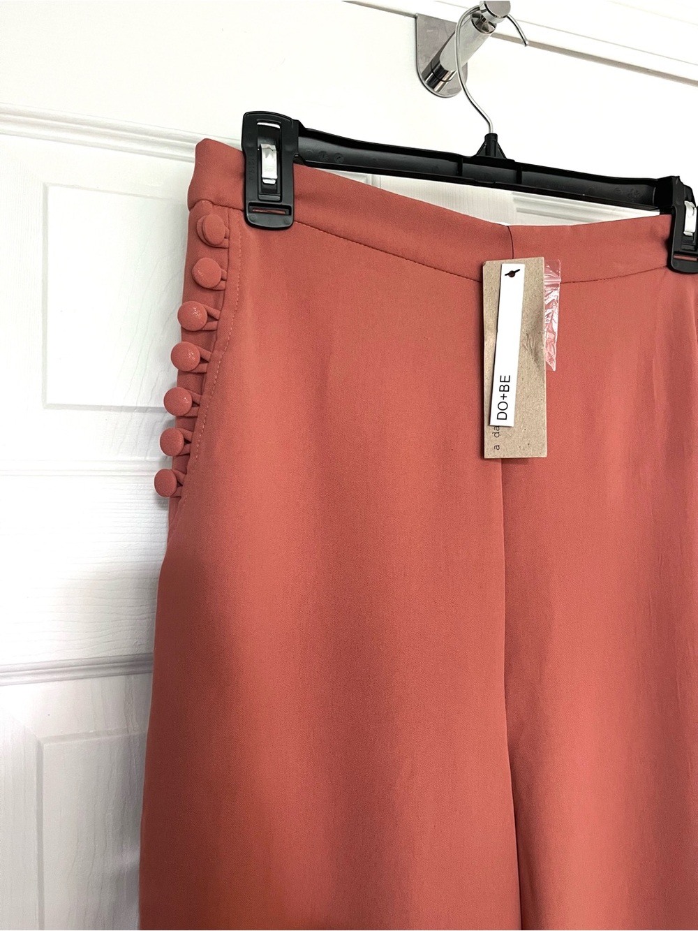 Wide Leg High Rise Pants Terracotta - Large 28x32 - Anthropologie Aesthetic - Picture 4 of 9